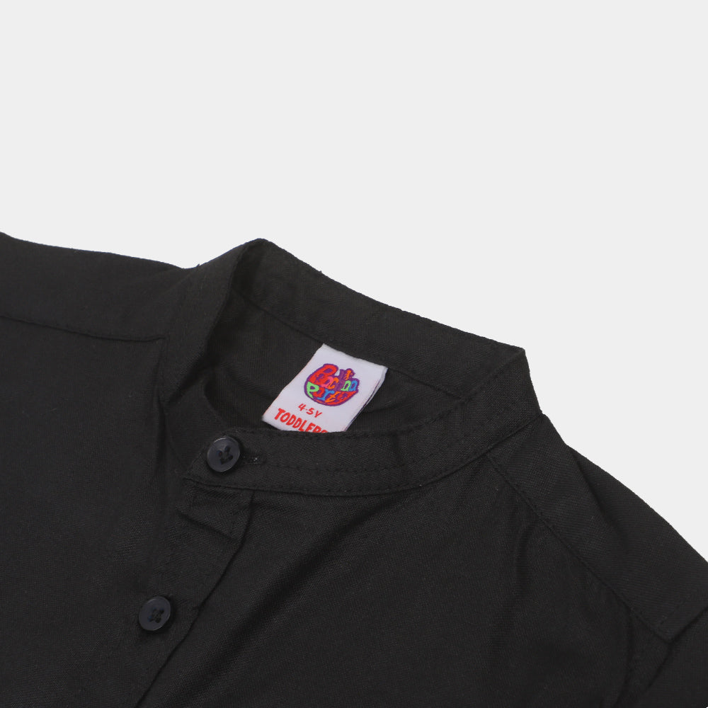 Boys Casual Shirt - BLACK