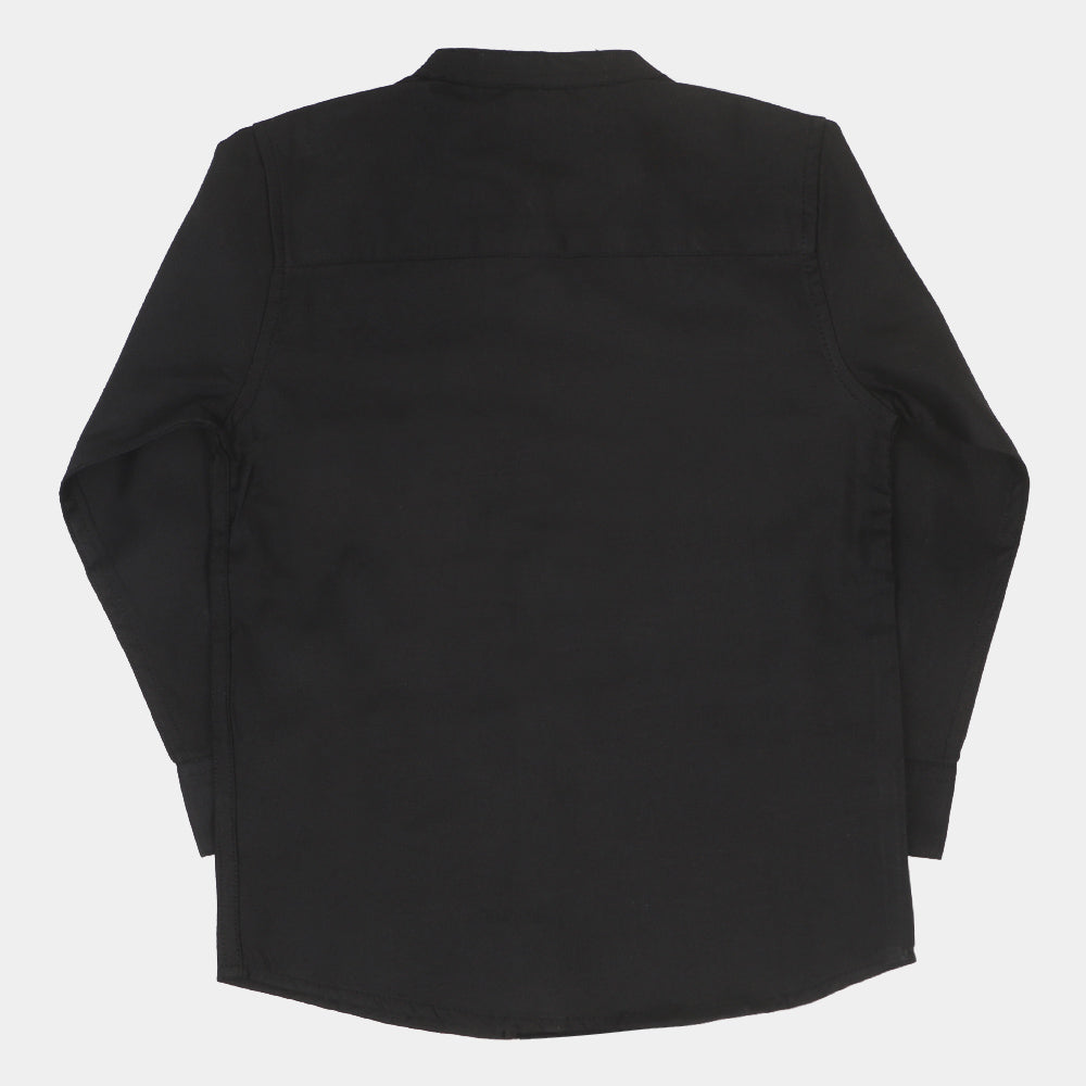 Boys Casual Shirt - BLACK