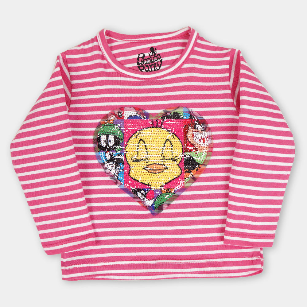 Infant Girls T-Shirt Applique Mix