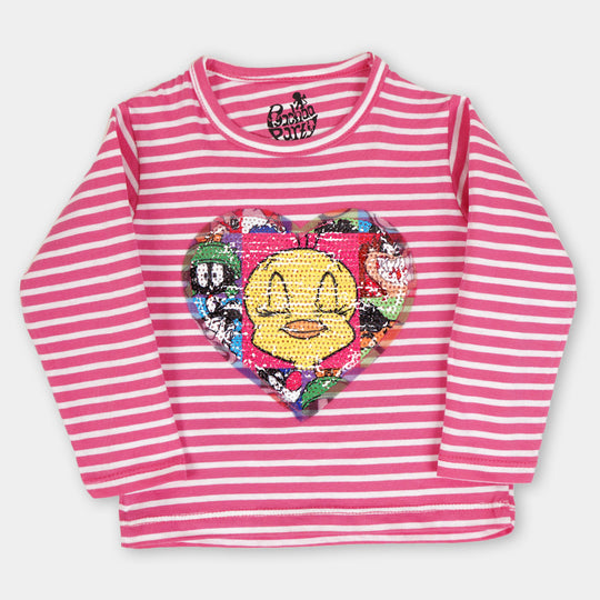 Infant Girls T-Shirt Applique Mix
