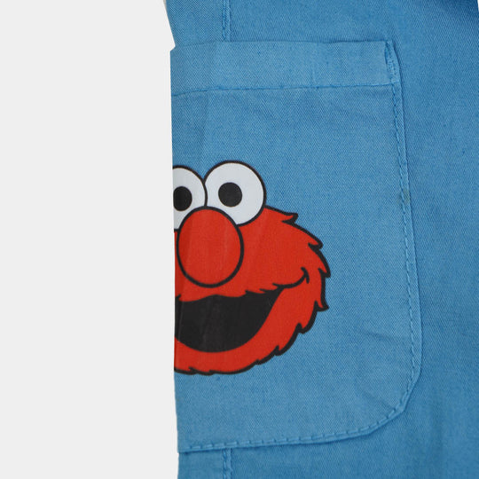 Infant Boys Pant Cotton Sesame Street - Blue