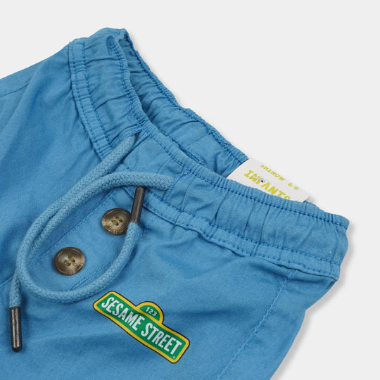 Infant Boys Pant Cotton Sesame Street - Blue