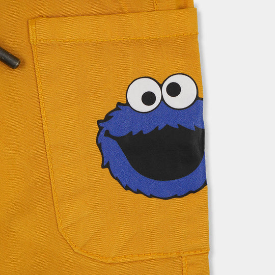 Infant Boys Pant Cotton Sesame Street - Citrus