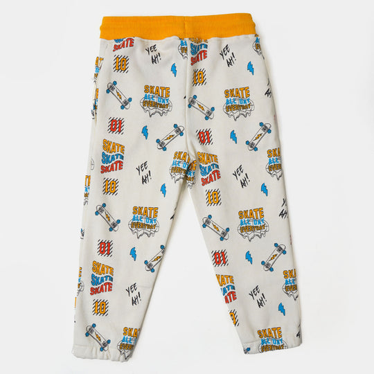 Boys Pyjama Skate - Winter White