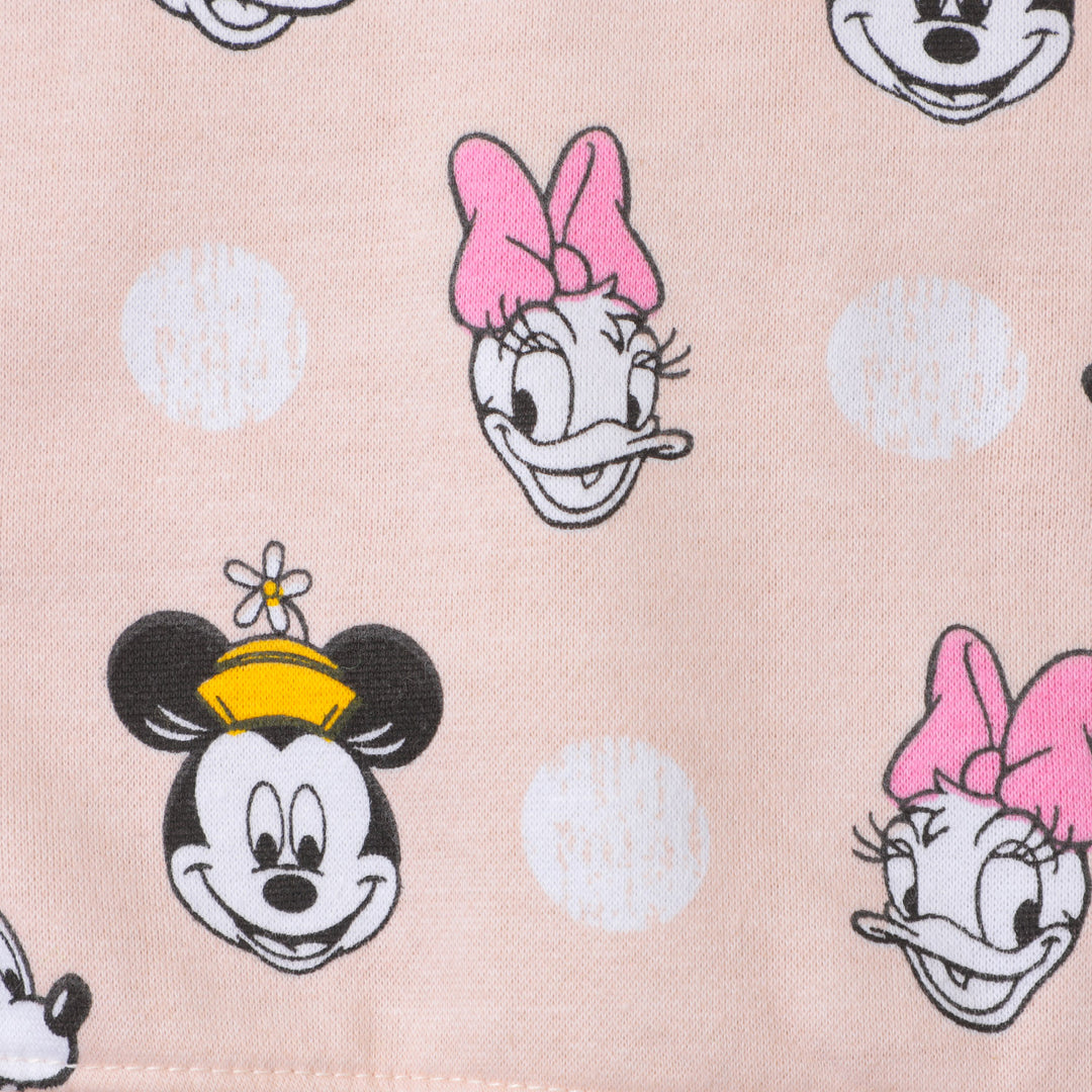 Girls Sweatshirt Characters Printed - Peach