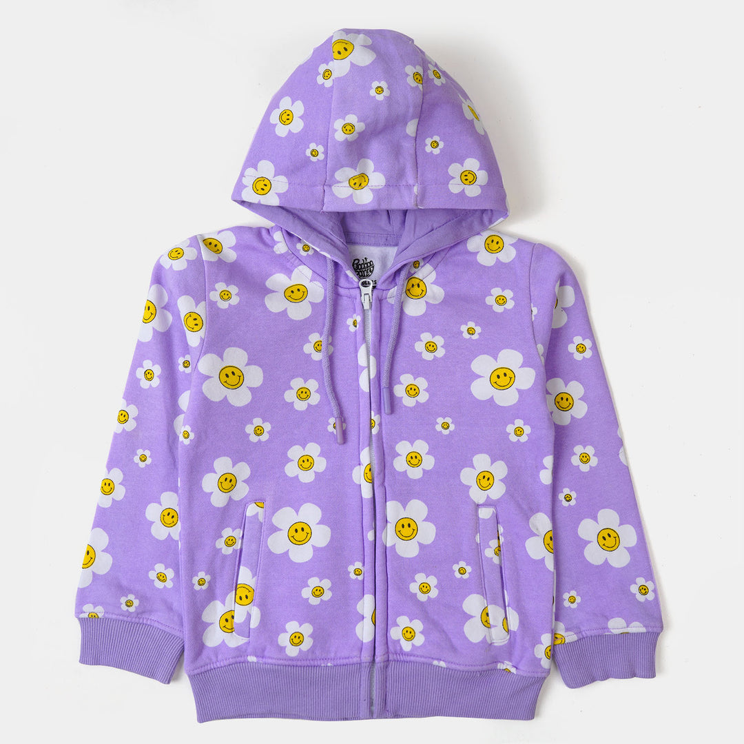 Girls Jacket Happy - Purple