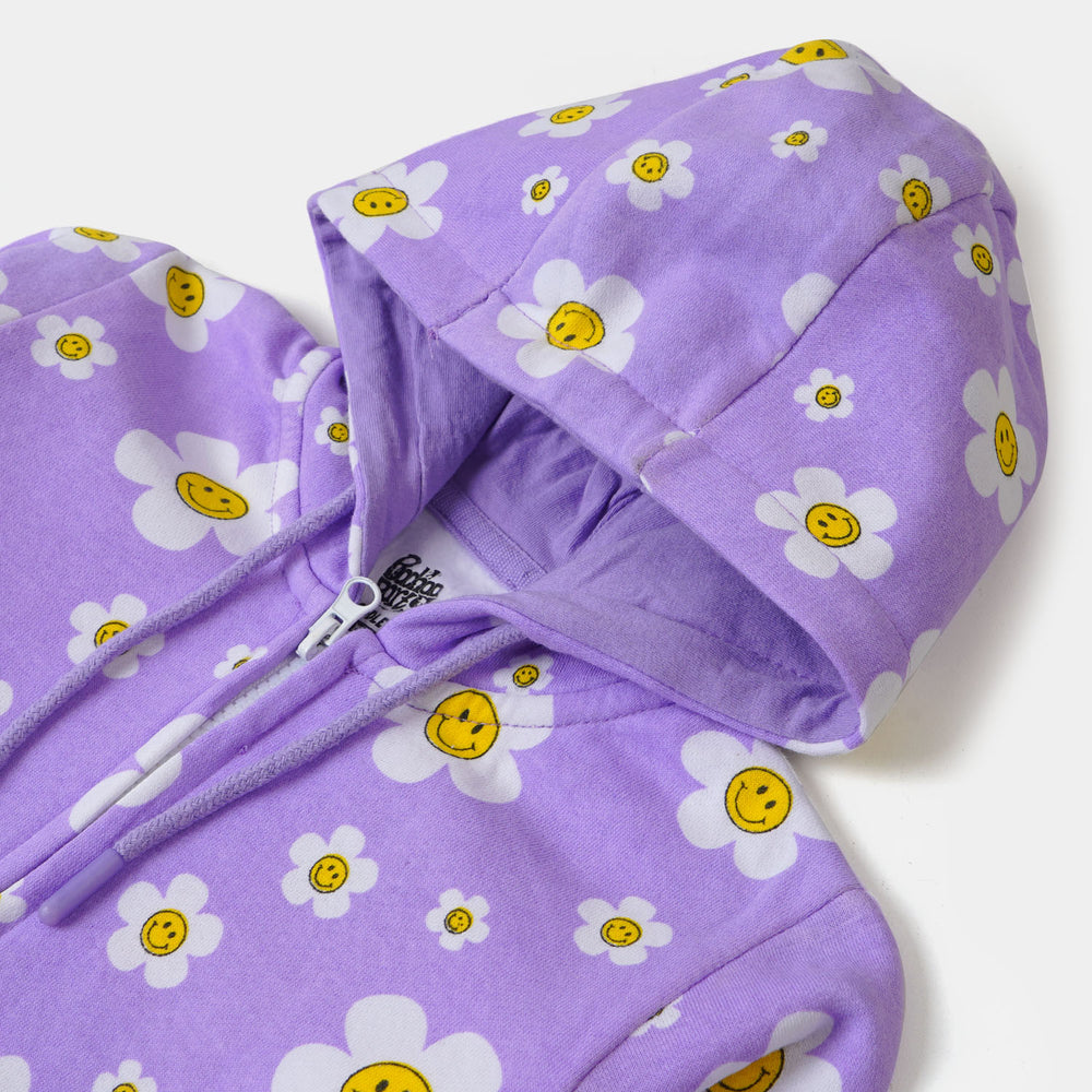 Girls Jacket Happy - Purple