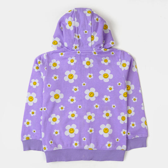 Girls Jacket Happy - Purple