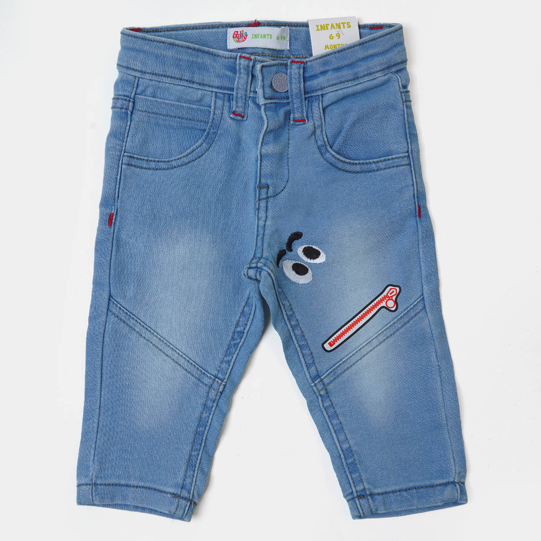 Infant Boys Pant Denim Silent - Ice Blue