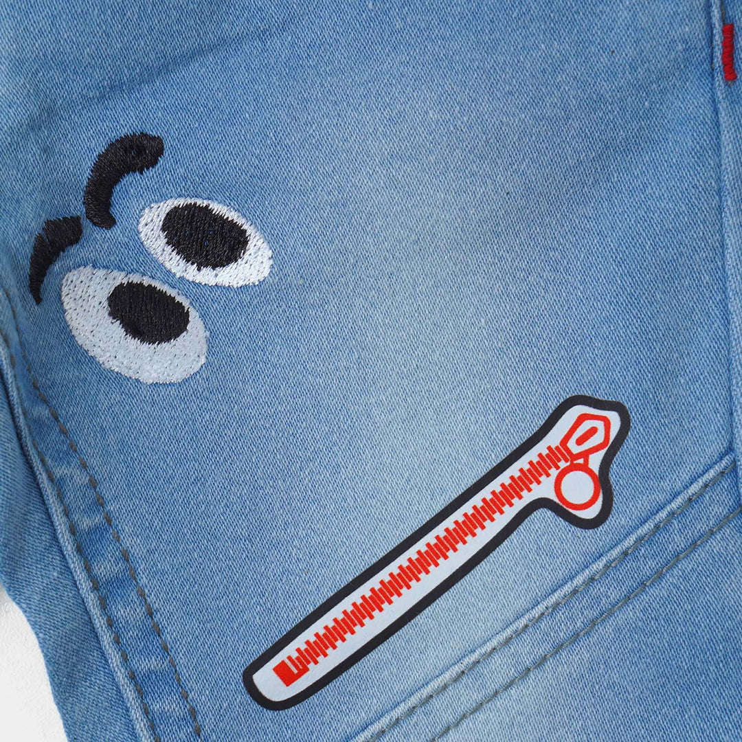 Infant Boys Pant Denim Silent - Ice Blue