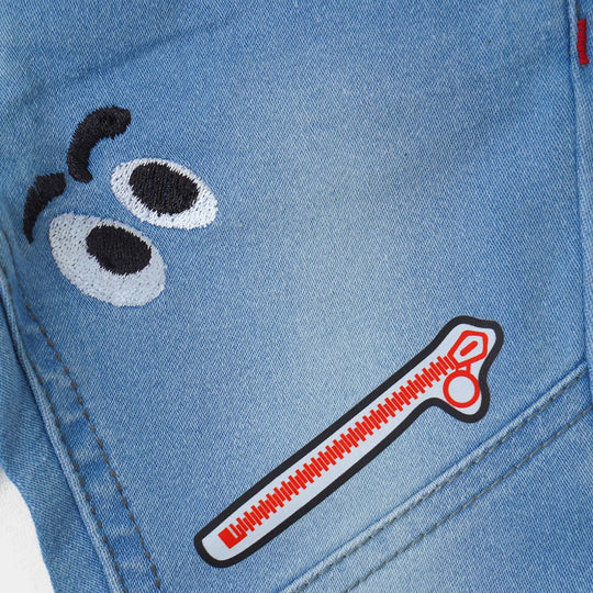 Infant Boys Pant Denim Silent - Ice Blue