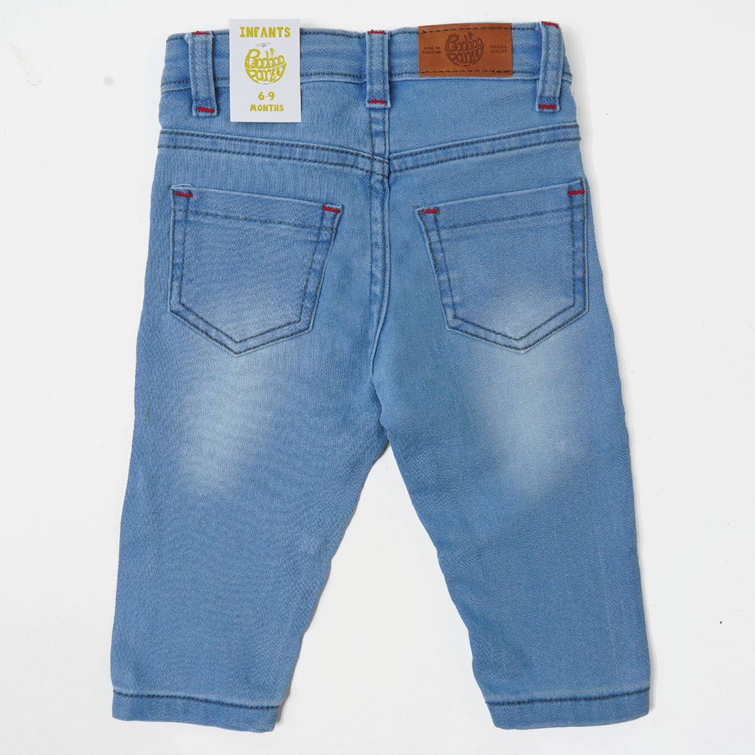 Infant Boys Pant Denim Silent - Ice Blue