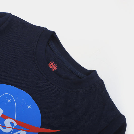 Boys Sweatshirt Nasa - Navy Blue