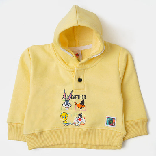 Infant Boys Knitted Jacket All Together - Lemon