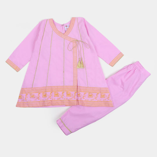 Girls 2Pcs Fancy Walking Elephant - Pink