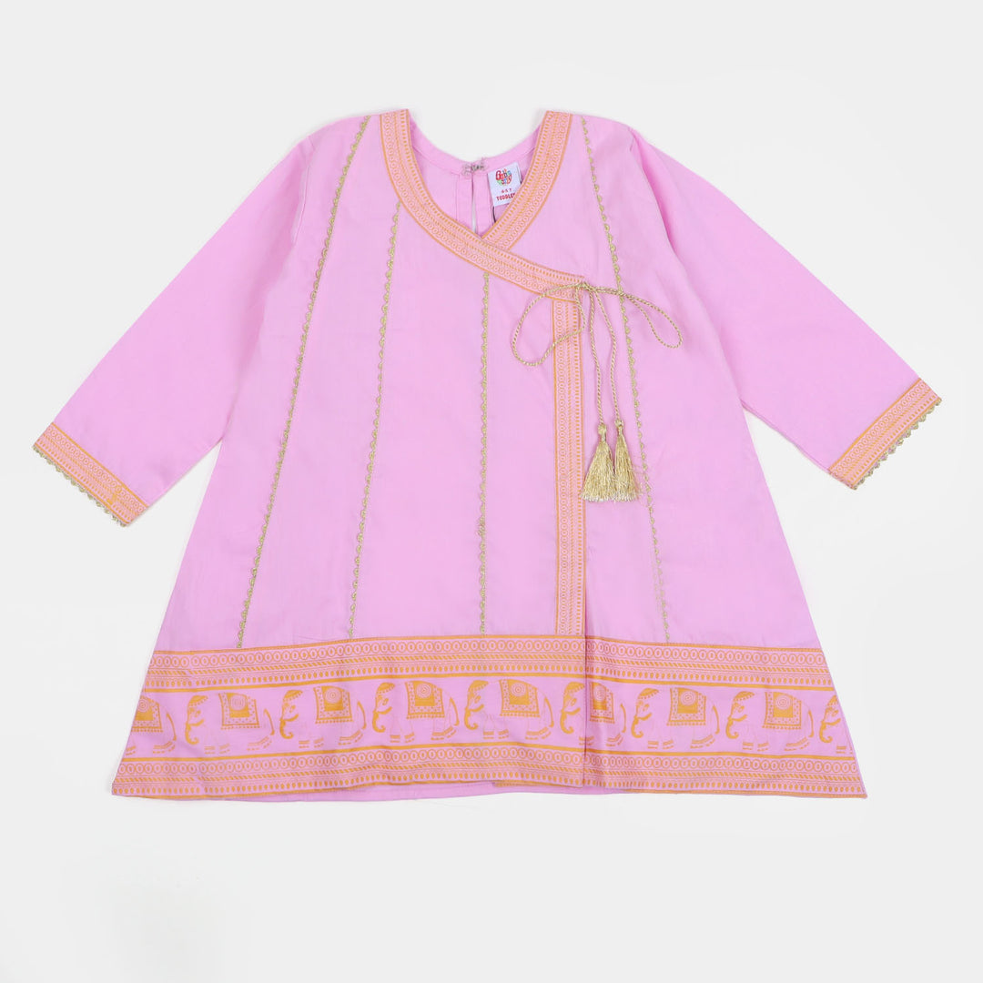 Girls 2Pcs Fancy Walking Elephant - Pink