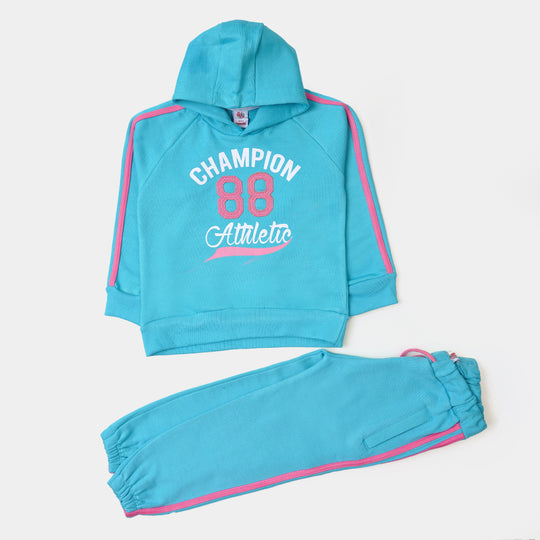 Girls 2 Pcs Suit Champion - Blue