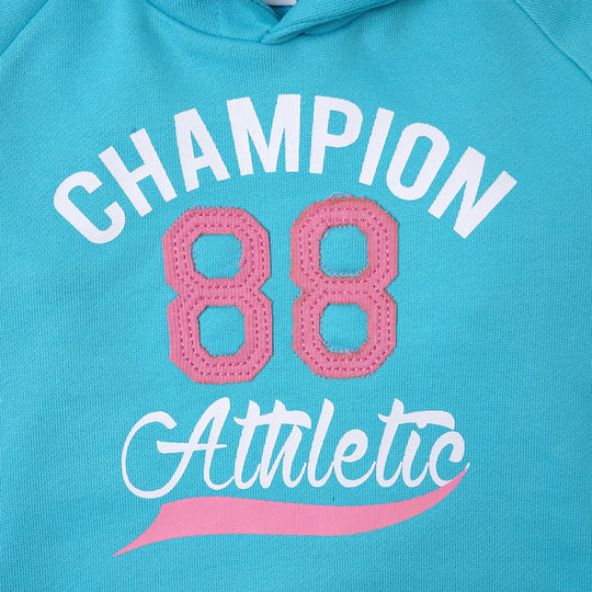 Girls 2 Pcs Suit Champion - Blue