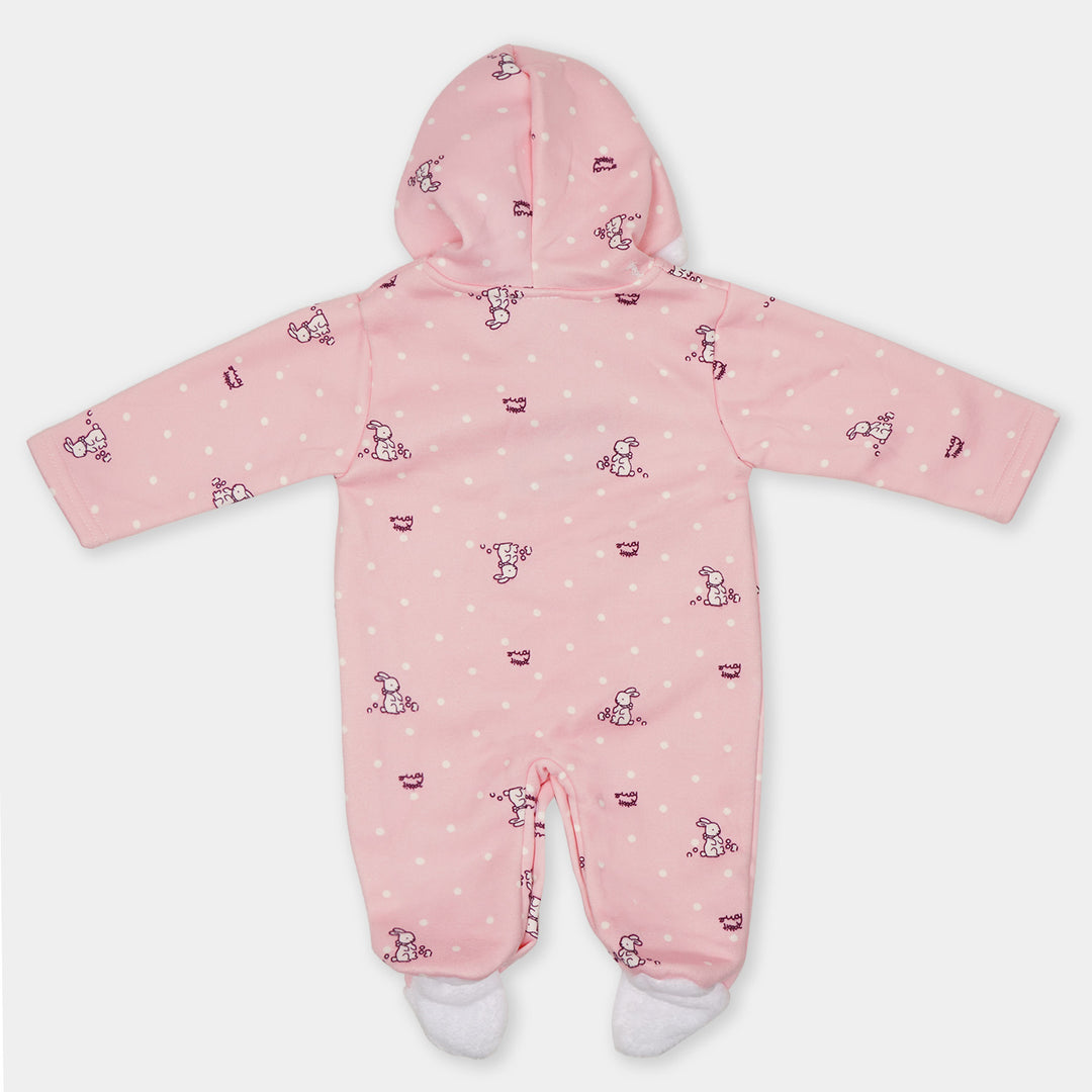 Super Cool Unisex Infant Hooded Printed Romper