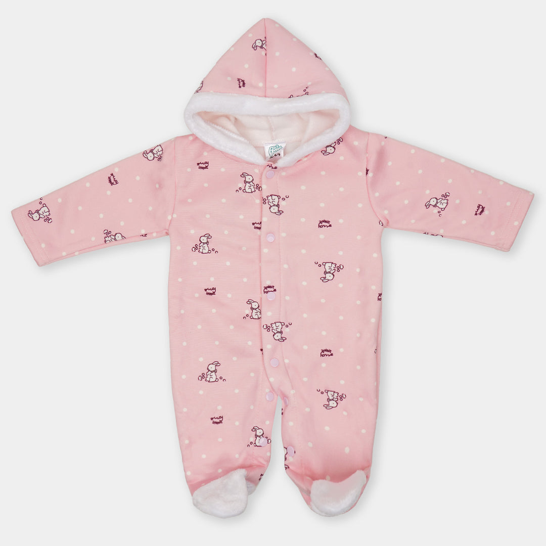 Super Cool Unisex Infant Hooded Printed Romper