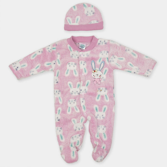 Super Cool Unisex Infant Romper With Cap