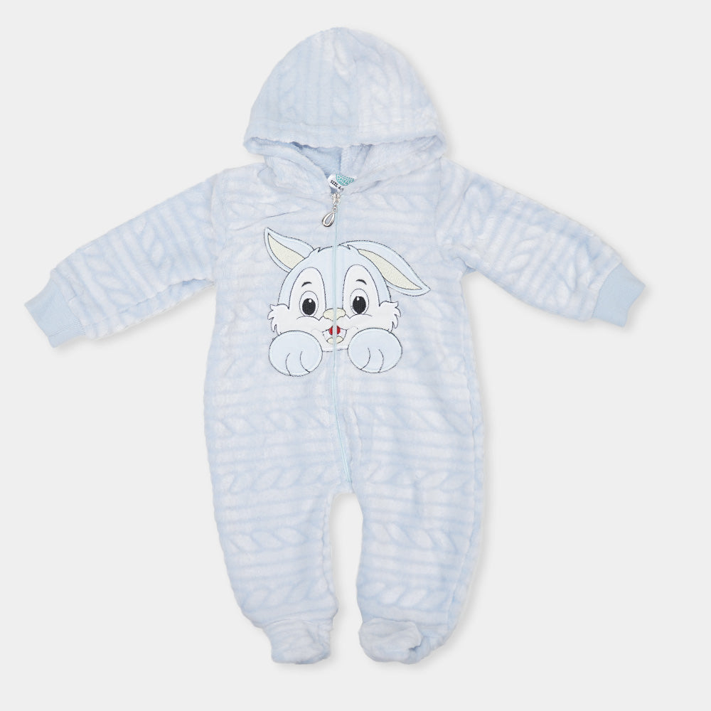 Super Cool Unisex Infant Hooded Romper - Rabbit
