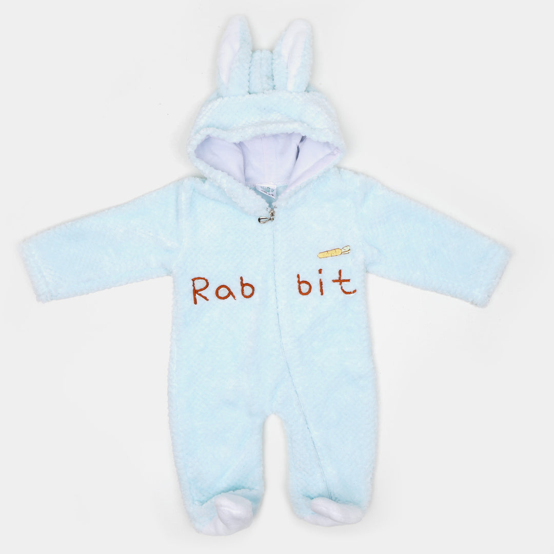 Super Cool Unisex Infant Hooded Romper - Rabbit