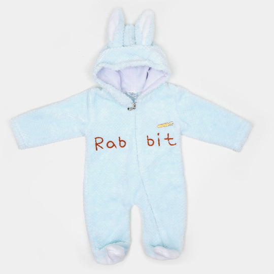 Super Cool Unisex Infant Hooded Romper - Rabbit