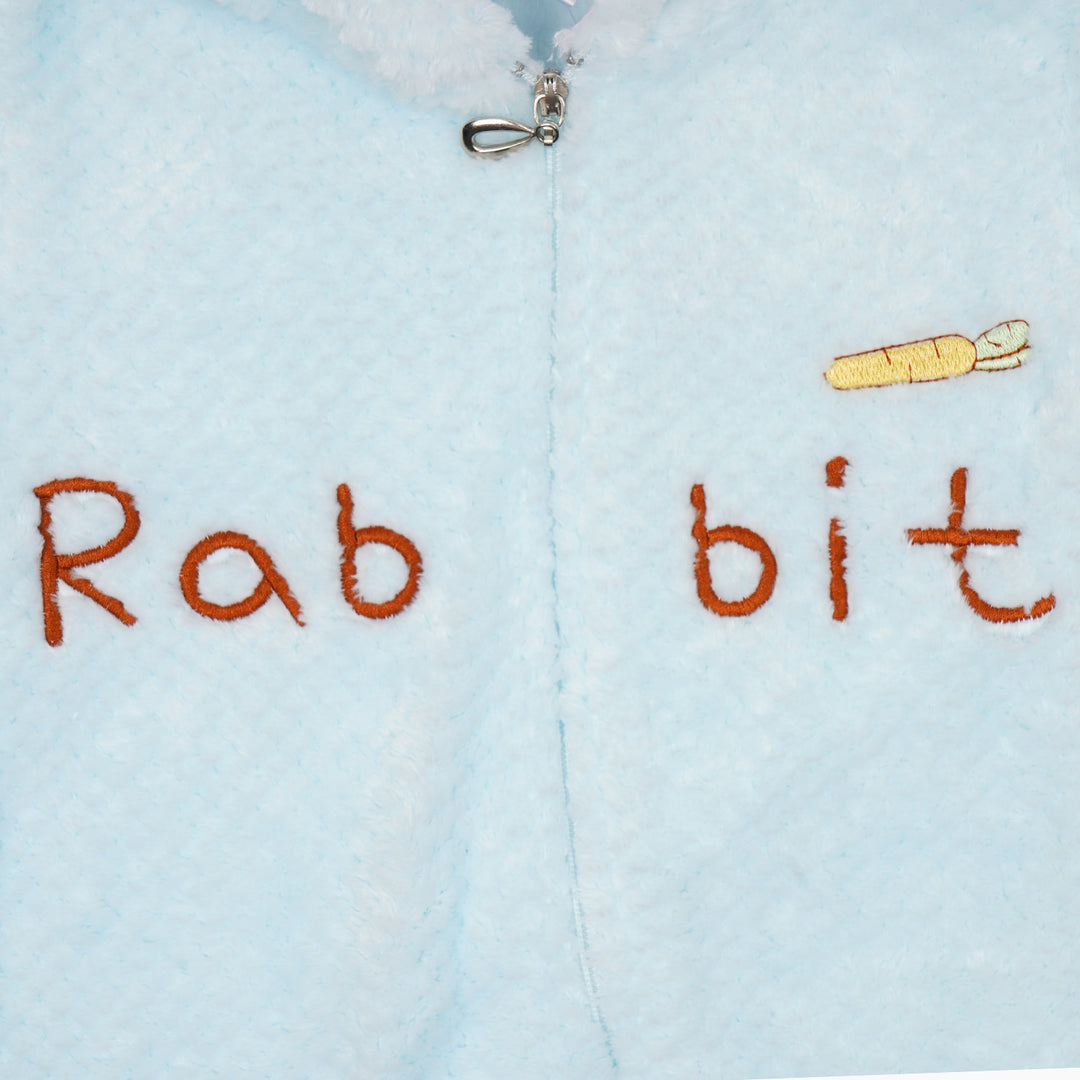 Super Cool Unisex Infant Hooded Romper - Rabbit