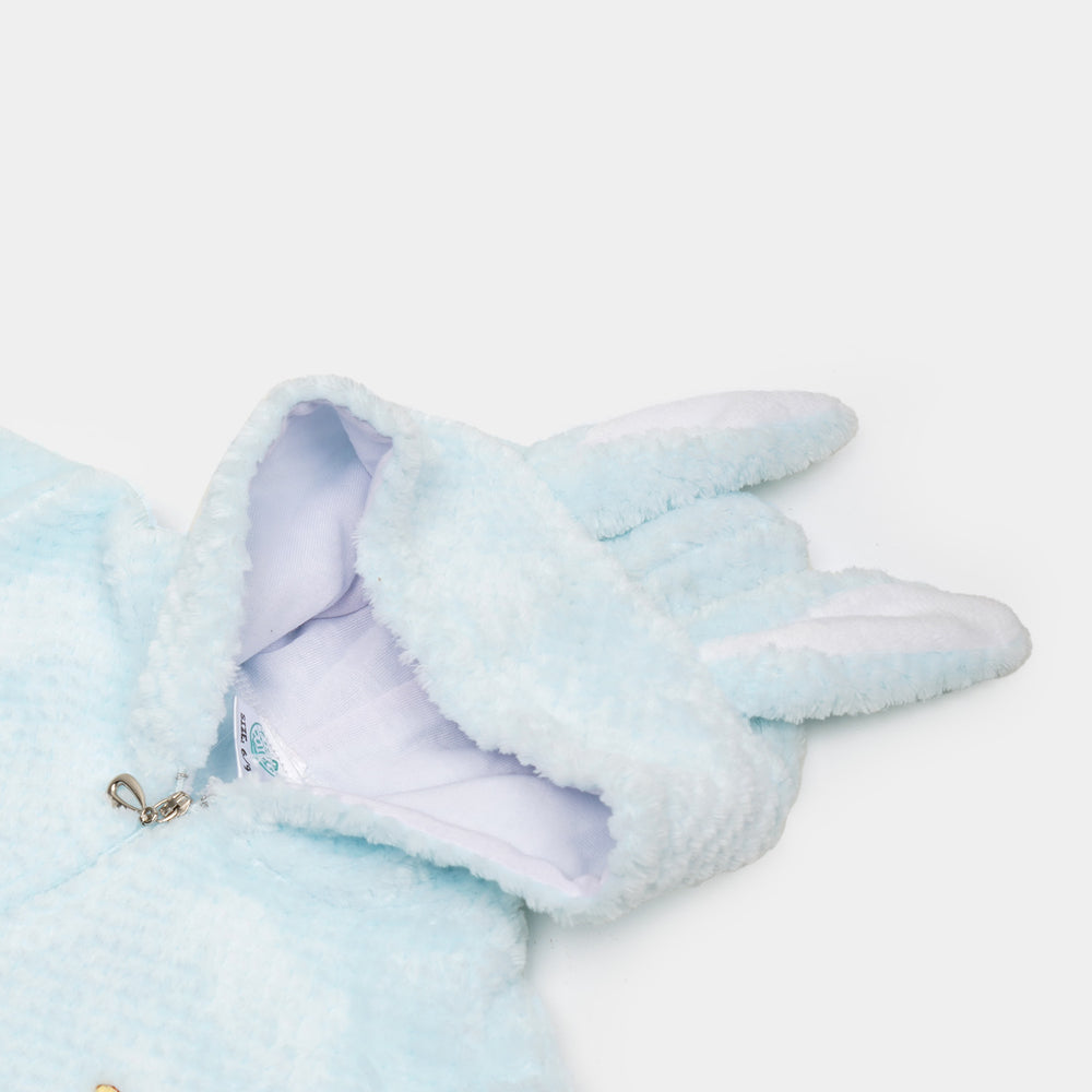 Super Cool Unisex Infant Hooded Romper - Rabbit