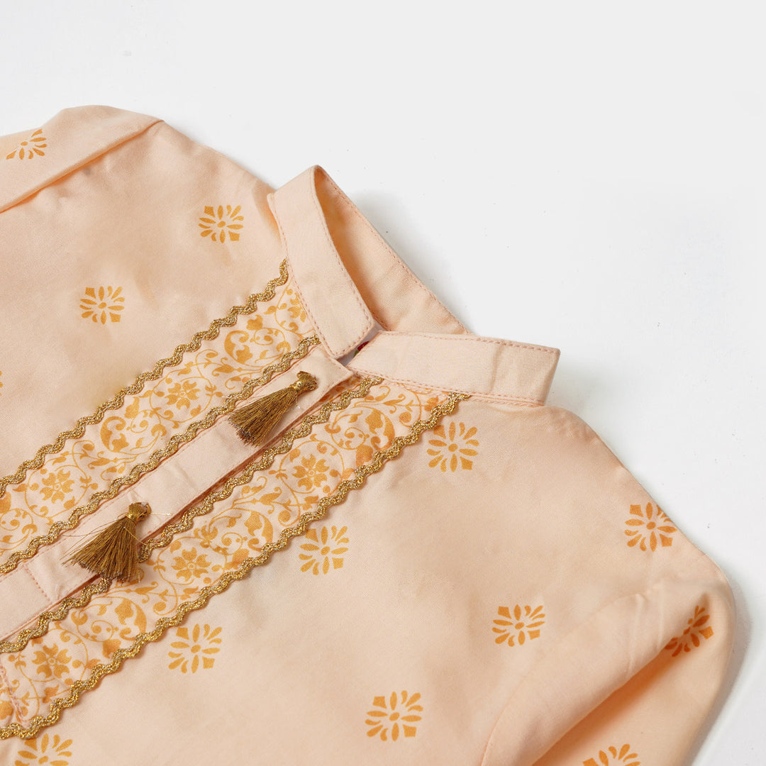 Girls 2Pcs Fancy Oriental - Tender Peach