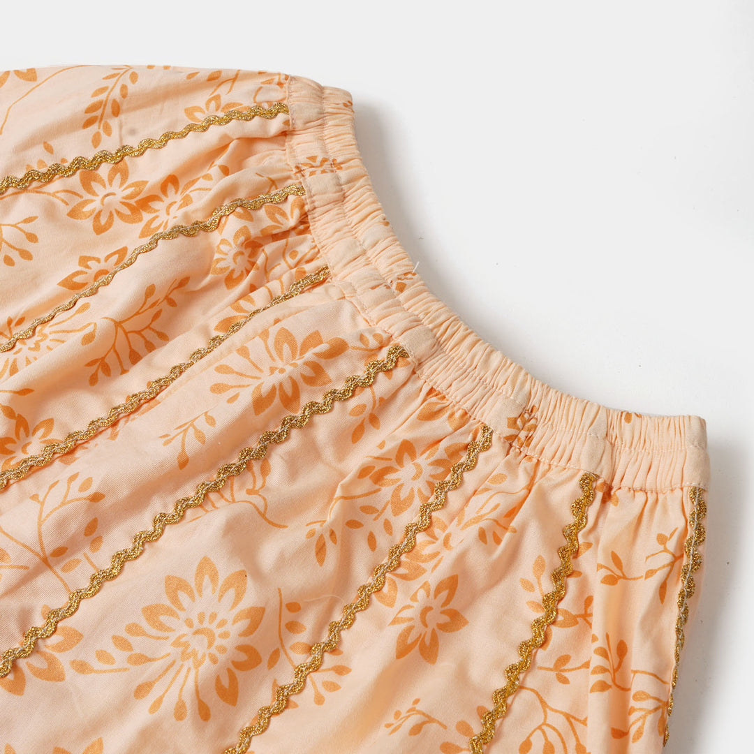 Girls 2Pcs Fancy Oriental - Tender Peach
