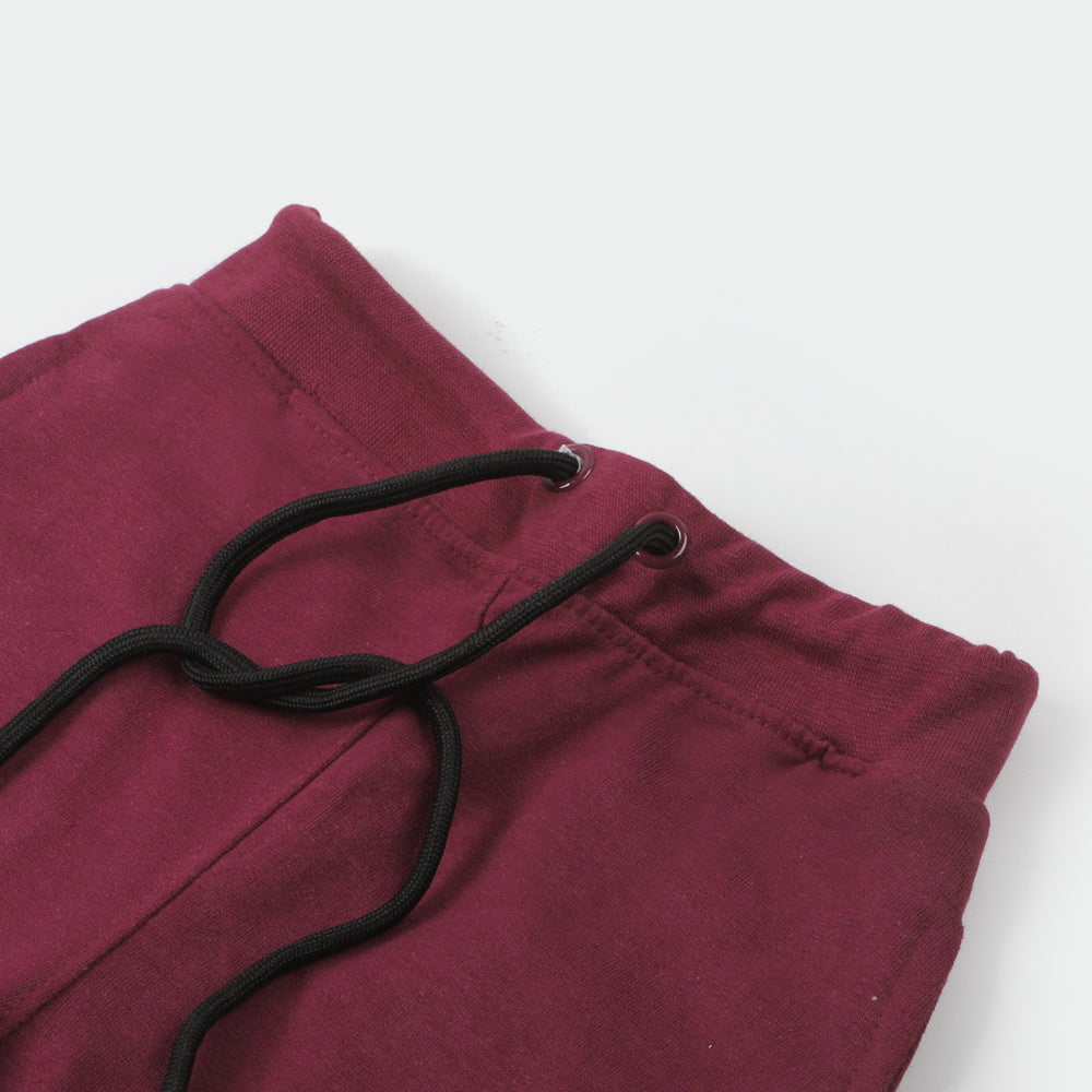 Boys Terry And Fleece Pyjama Character - Burgundy