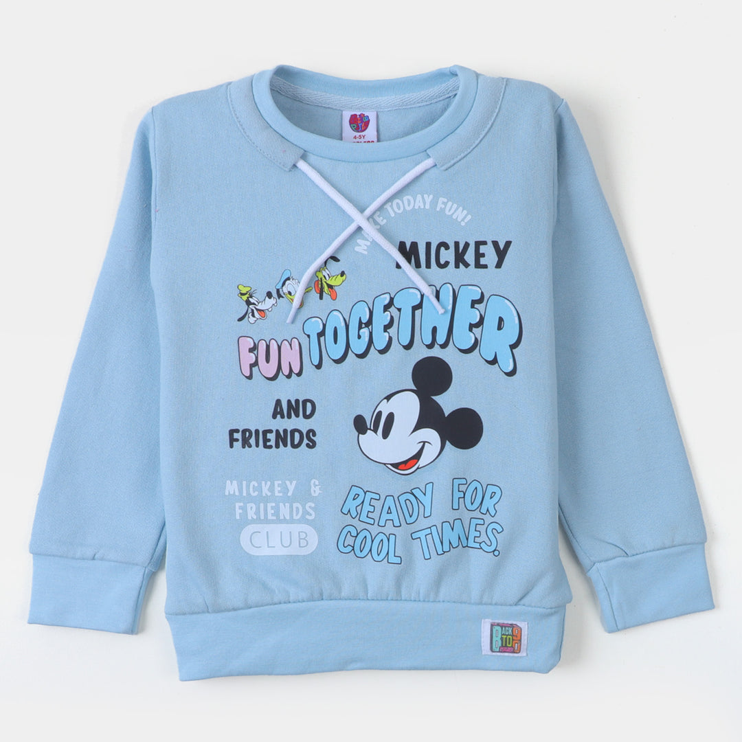 Girls Sweatshirt Fun Together - Sky Blue