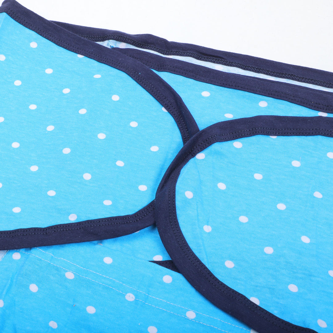 Baby Swaddle Wrap Around Adjustable Wings - Sky Blue