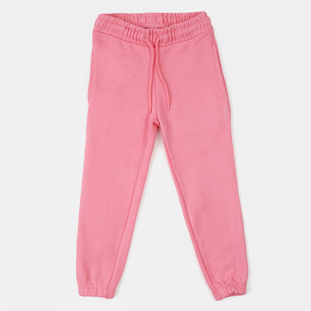 Boys Terry And Fleece Pajama Basic - Pink