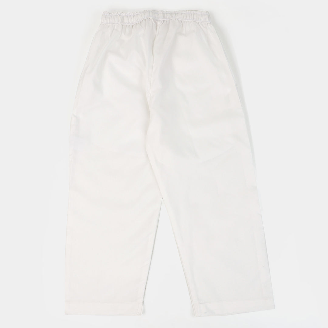 Boys Pocket Pajama - White