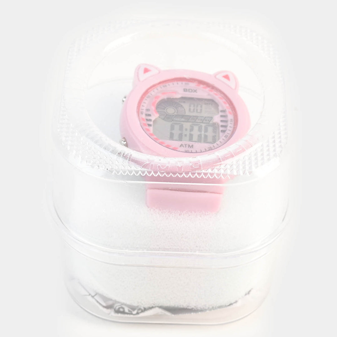 Kids Digital Watch - Pink