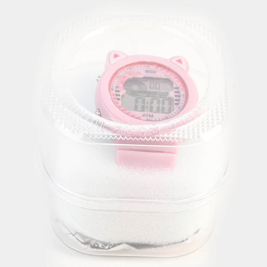 Kids Digital Watch - Pink