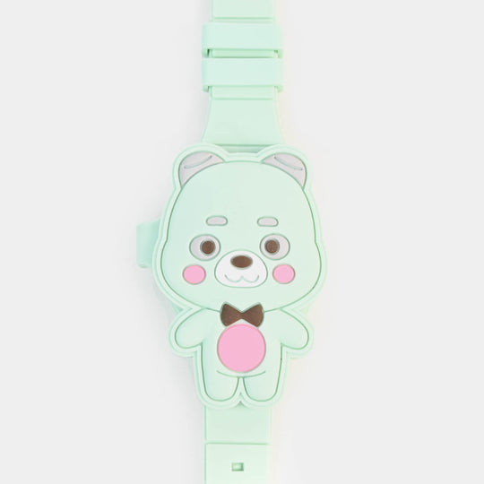 Digital Character Wrist Watch For Kids