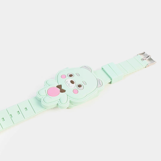 Digital Character Wrist Watch For Kids